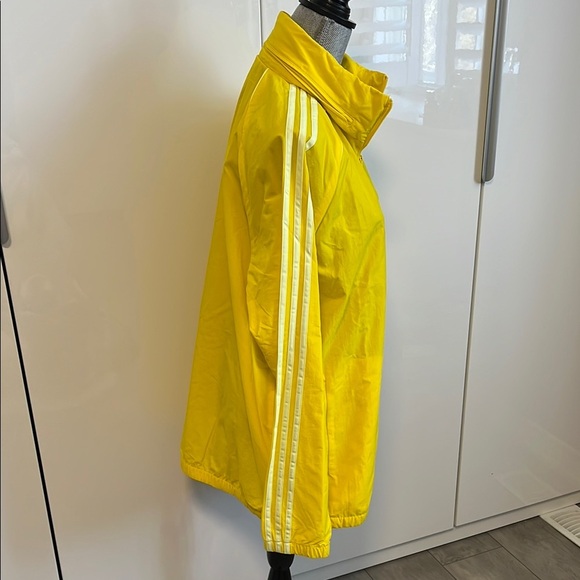 ADIDAS ORIGINALS Windbreaker Jacket Neon Yellow, Size L - Picture 10 of 16